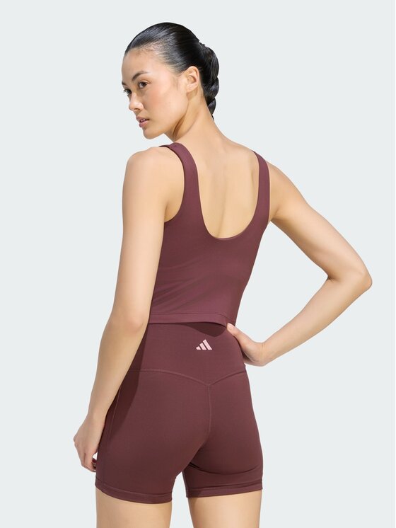 adidas adidas Koszulka techniczna 158405 Czerwony Fitted Fit