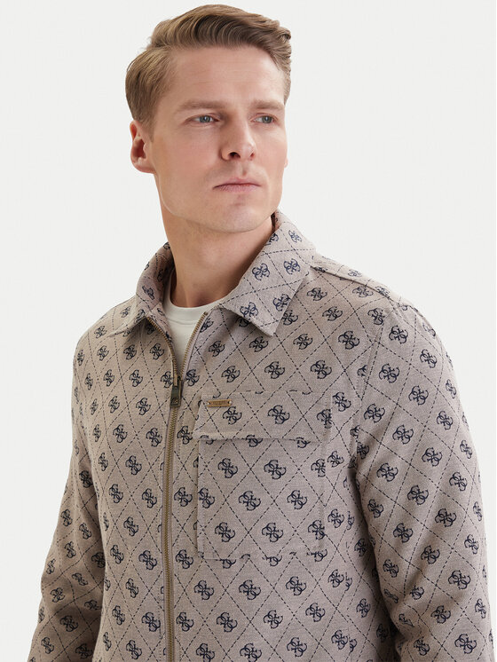 Guess Guess Демісезонна куртка M6GL05 W1661 Бежевий Classic Fit