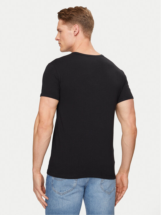 Versace Versace Set dveh majic AU10193 Črna Slim Fit