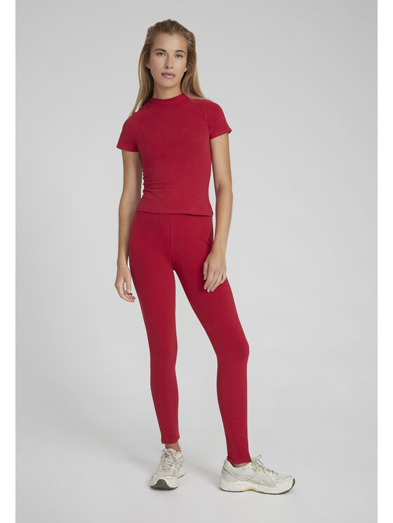 Style Republic Style Republic Legginsy Leggings Bordowy Ahletic Fit