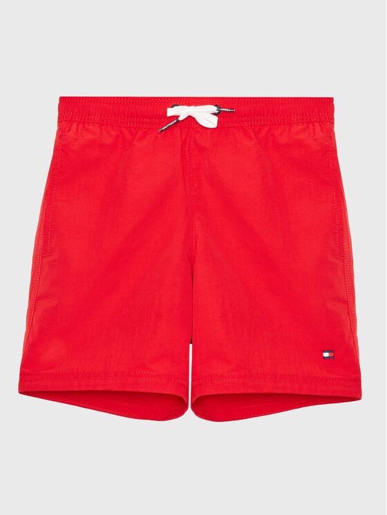 Tommy Hilfiger Tommy Hilfiger Plaukimo šortai UB0UB00482 Raudona Regular Fit