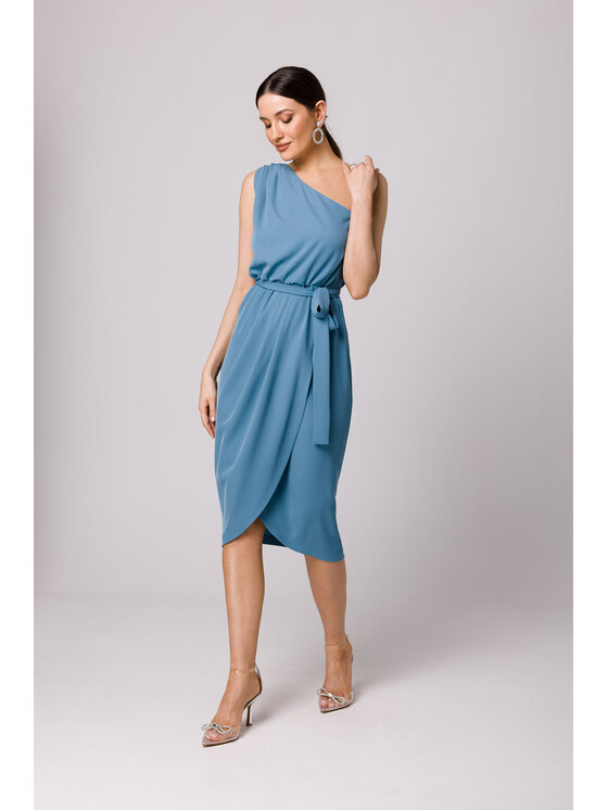 Makover Makover Vestito da giorno K160 Blu Regular Fit