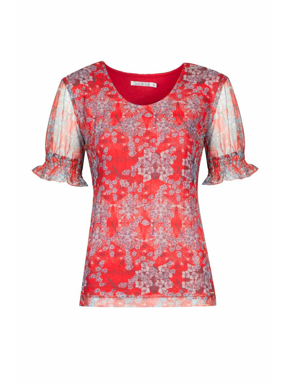 QUIOSQUE QUIOSQUE Halenka LEA BLOUSE Červená Regular Fit