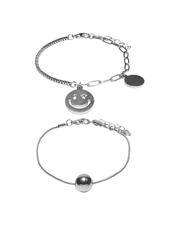 ONLY Set 2 zapestnic Mimi 15298246 Srebrna