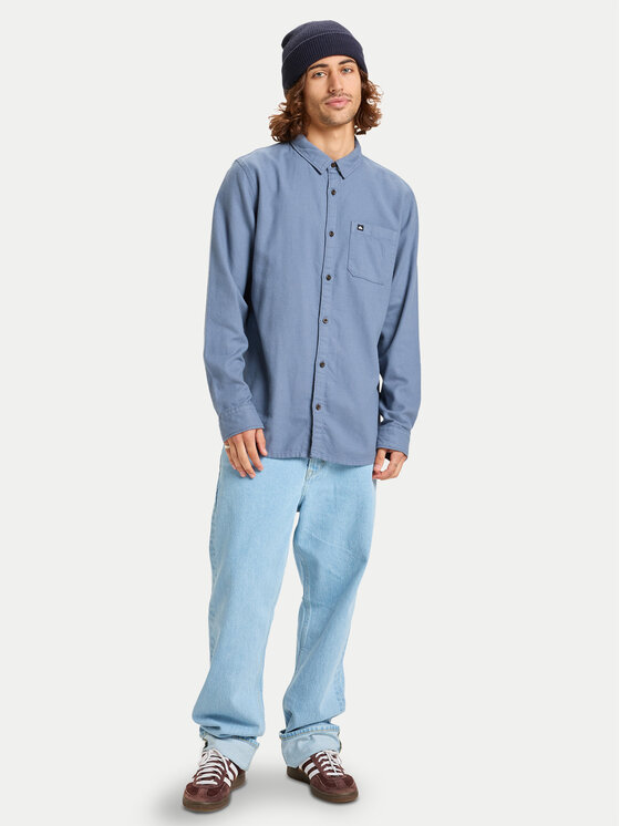 Quiksilver Quiksilver Košulja Motherfly Solid EQYWT04651 Plava Regular Fit