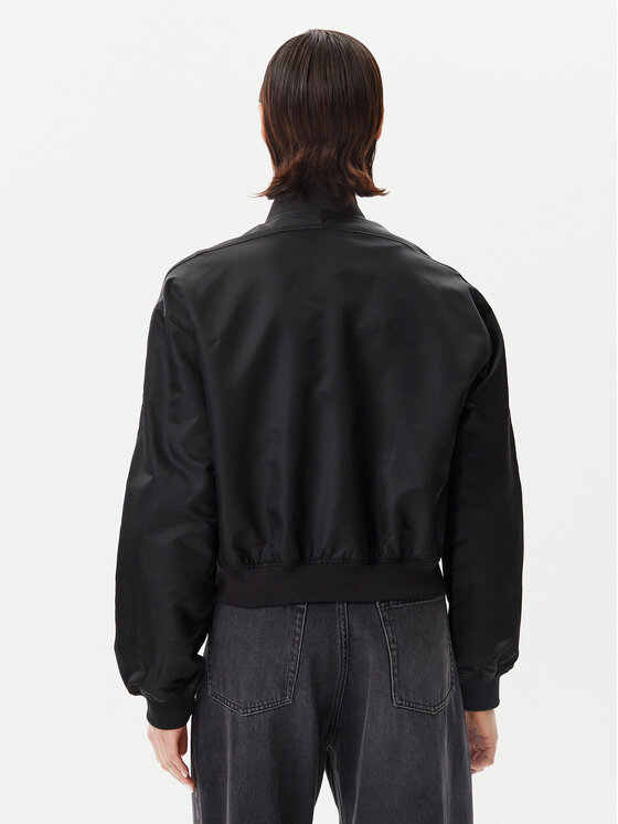 Calvin Klein Jeans Calvin Klein Jeans Μπόμπερ μπουφάν Hero LV047B528G Μαύρο Relaxed Fit