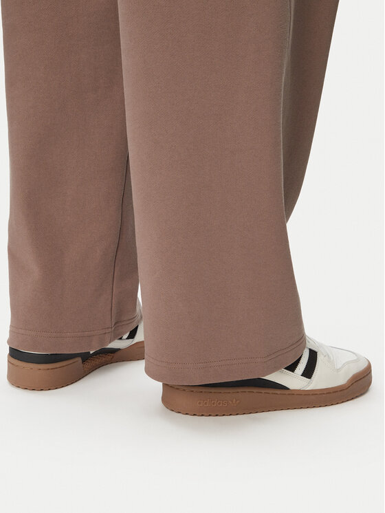 adidas adidas Dressipüksid Kit Small Logo Wide KW2339 Beež Relaxed Fit