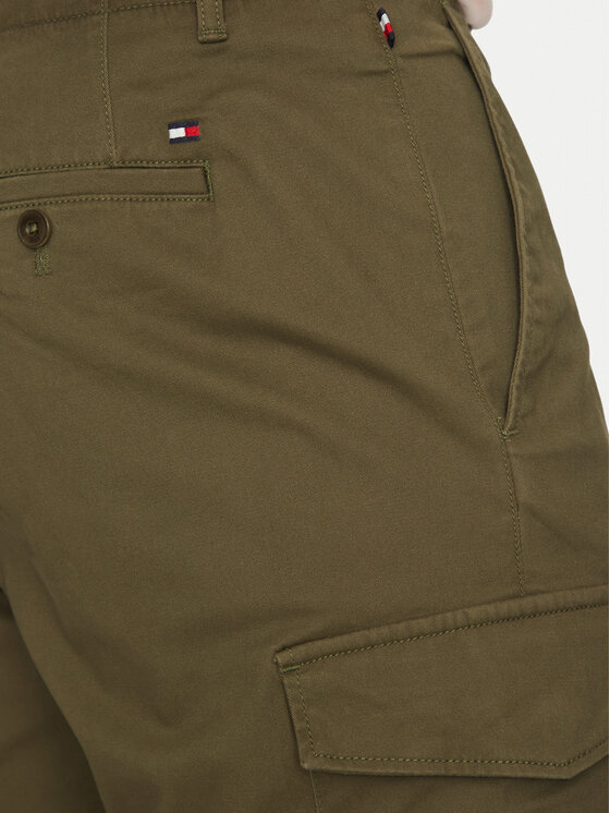 Tommy Hilfiger Tommy Hilfiger Bavlnené šortky John MW0MW31244 Kaki Regular Fit