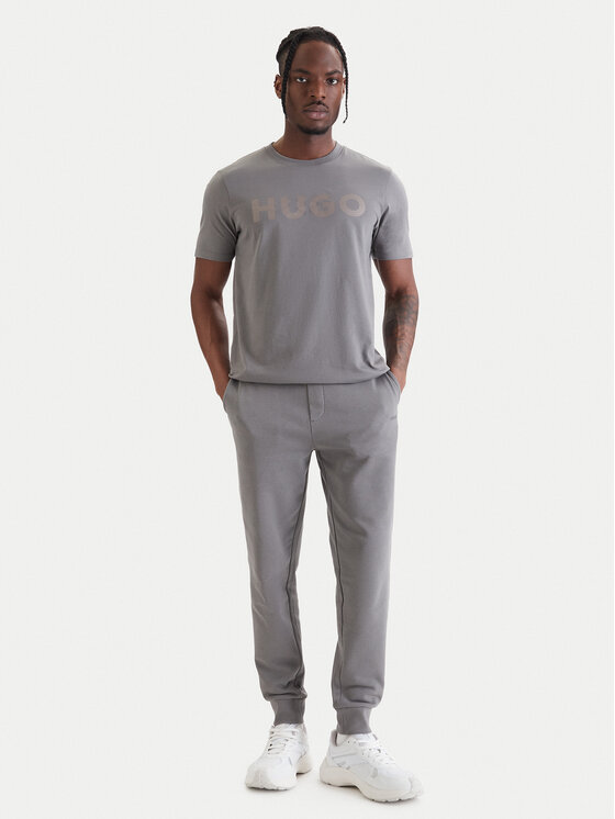 HUGO HUGO T-Shirt Dulivio 50467556 Szary Regular Fit