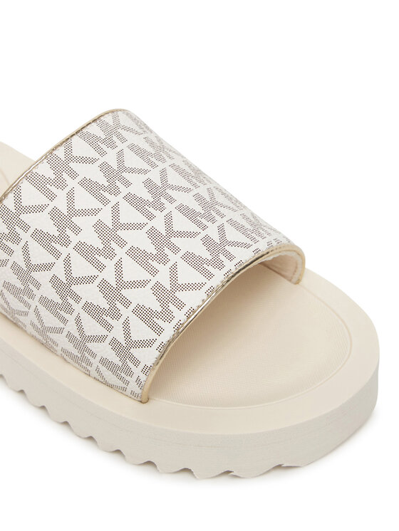 MICHAEL Michael Kors MICHAEL Michael Kors Şlapi Teagan Merrick 2 MK03823256 Alb