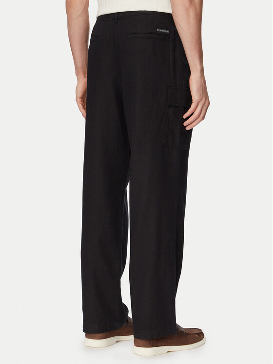 Calvin Klein Jeans Calvin Klein Jeans Cargo kalhoty LV04RF611G Černá Relaxed Fit