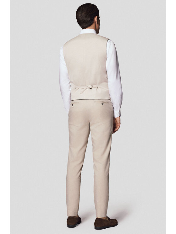 Lancerto Lancerto Kamizelka Sorso KA131125000009 Beżowy Slim Fit