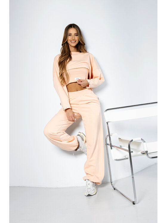 LilaLou LilaLou Dres Alex Pomarańczowy jasny Regular Fit