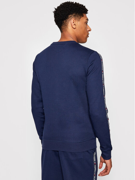 Tommy Hilfiger Tommy Hilfiger Pulóver Track UM0UM00705 Sötétkék Regular Fit