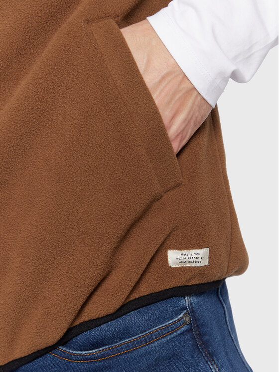 Blend Blend Елек Sweat 20714280 Кафяв Regular Fit