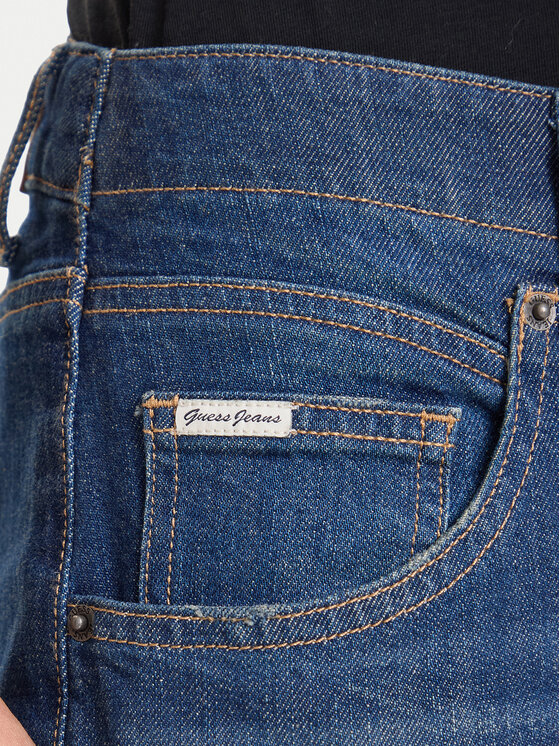 Guess Jeans Guess Jeans Jeans hlače W5BA3O D0026 Modra Boyfriend Fit