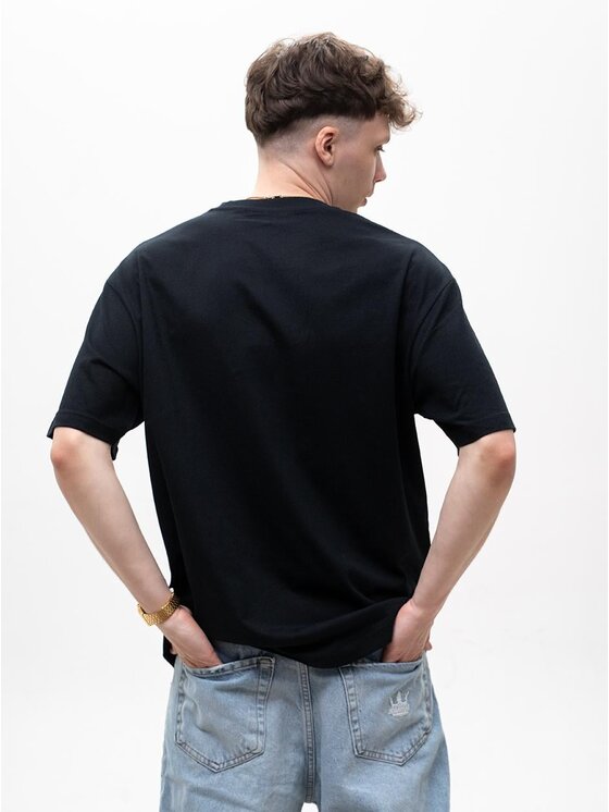 MyStars MyStars T-Shirt 131483 Czarny Oversize