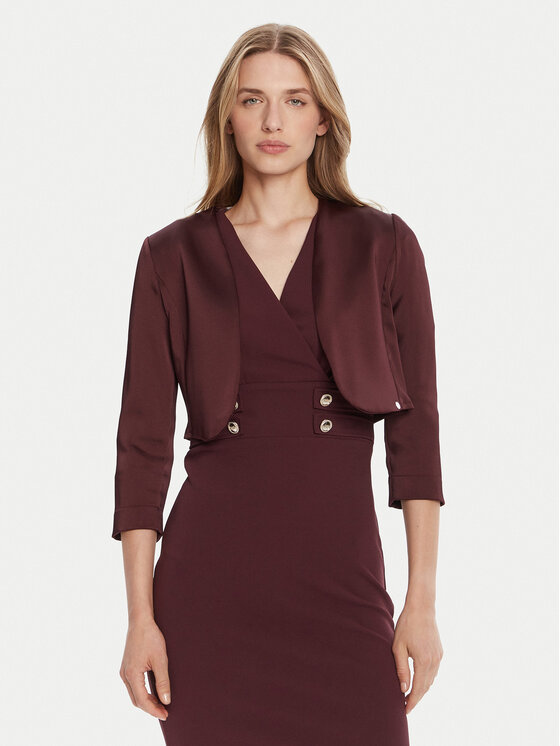 Rinascimento Rinascimento Boolero CFC0125060003 Bordoopunane Regular Fit