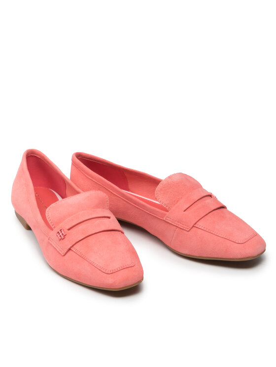 Tommy Hilfiger Tommy Hilfiger Lords Feminine Flat Loafer FW0FW06161 Ροζ