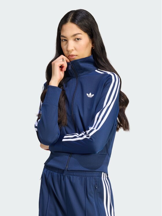 adidas adidas Džemperis ar kapuci Firebird Classic Gaiši zila Slim Fit