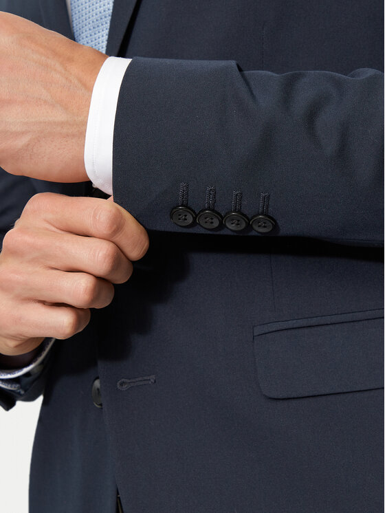 Lindbergh Lindbergh Öltöny 30-606900 Sötétkék Slim Fit