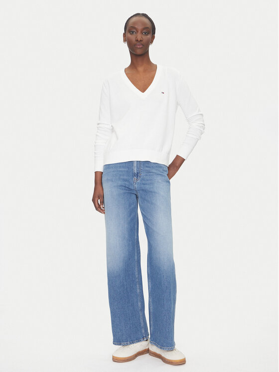 Tommy Jeans Tommy Jeans Jeans hlače Claire DW0DW20048 Modra Wide Leg