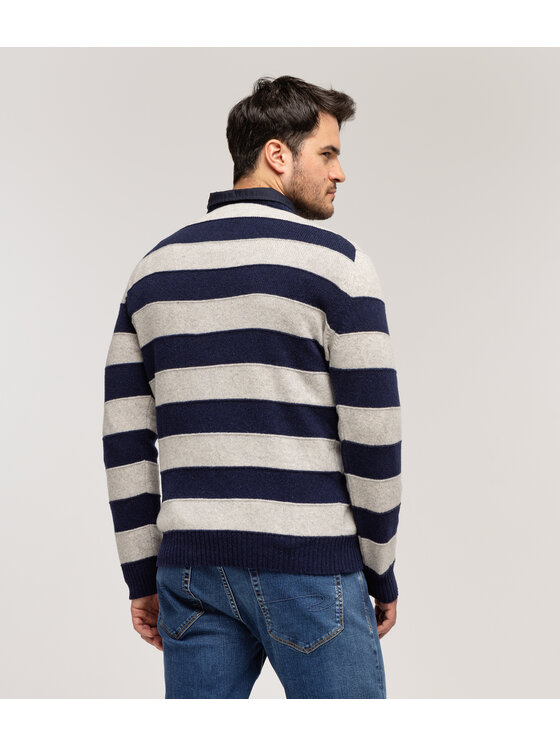 Lee Cooper Lee Cooper Sweter DELTA 0027 Szary Regular Fit