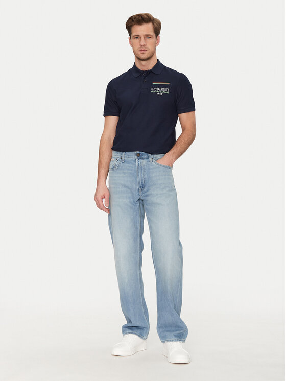 Lacoste Lacoste Polo PH8742 Granatowy Regular Fit