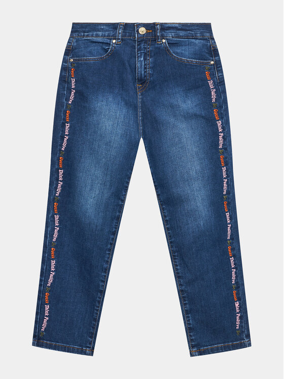 Guess Džínsy J3YA11 D4CA0 Tmavomodrá Regular Fit
