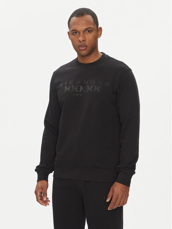 Richmond X Richmond X Μπλούζα Mateus UMP25005FE Μαύρο Regular Fit