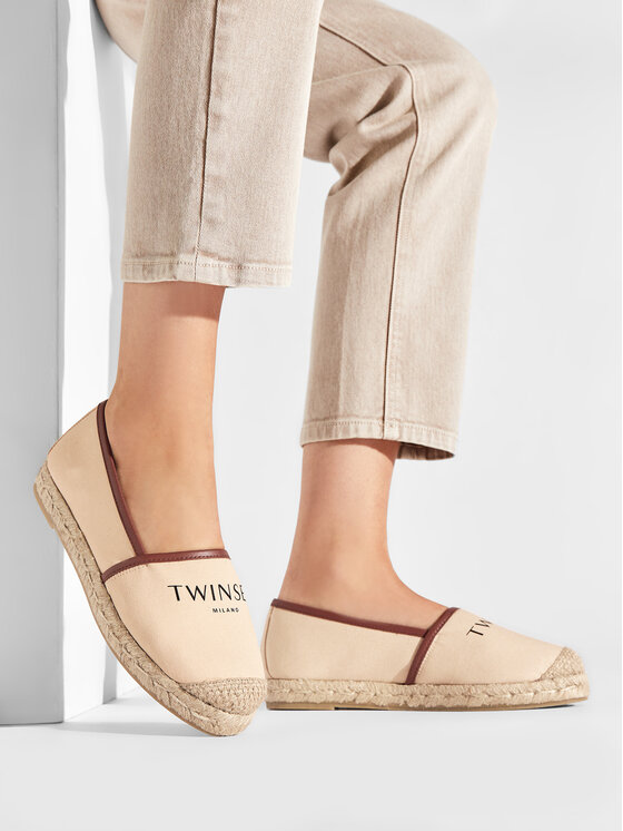 TWINSET TWINSET Еспадрильї 221TCT090 Бежевий
