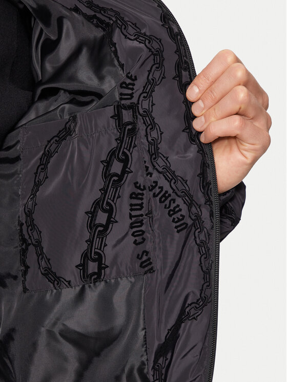 Versace Jeans Couture Versace Jeans Couture Vatovaná bunda 77GAUD04 Černá Regular Fit