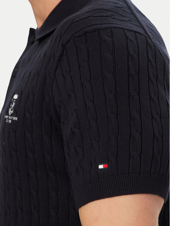 Tommy Hilfiger Tommy Hilfiger Polokošile MW0MW42788 Tmavomodrá Regular Fit