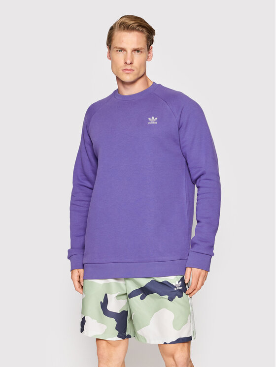 adidas adidas Džemperis adicolor Essentials Trefoil HE9426 Violetinė Regular Fit