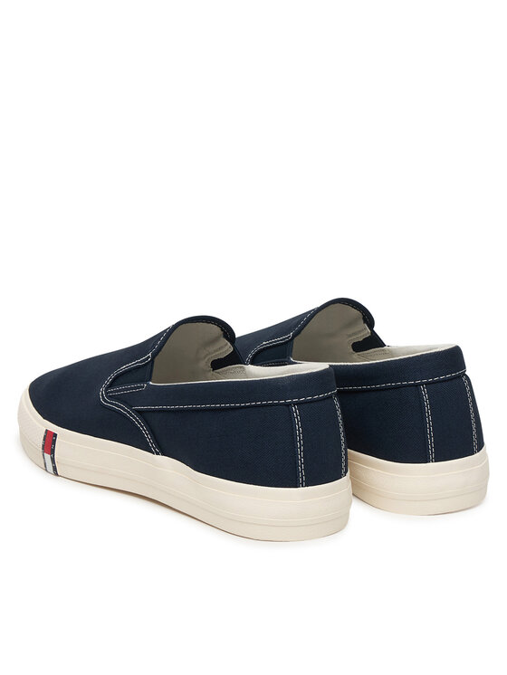 Tommy Jeans Tommy Jeans Teniszcipő Archive Vulc. Y2K Slip On EM0EM01675 Sötétkék
