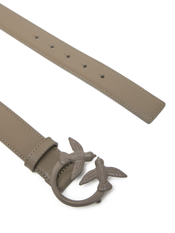 PINKO PINKO Pásek Love Berry H3 Belt PE 25 PLT01 100125 A1K2 Šedá