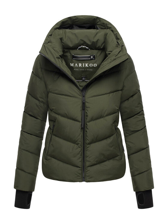 Marikoo Marikoo Kurtka zimowa Yukanii Zielony Regular Fit