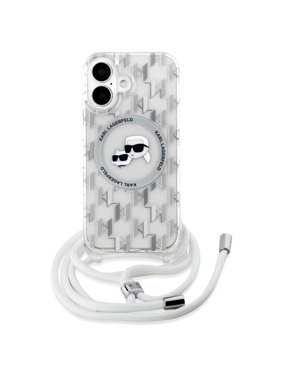 KARL LAGERFELD KARL LAGERFELD Etui na telefon iPhone 16 Przezroczysty