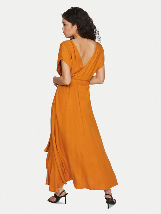 Vila Vila Igapäevane kleit Henrisse 14096205 Oranž Regular Fit