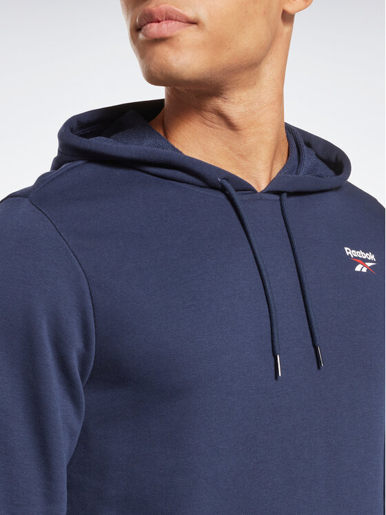 Reebok Reebok Суитшърт Identity Logo HA9274 Тъмносин Regular Fit