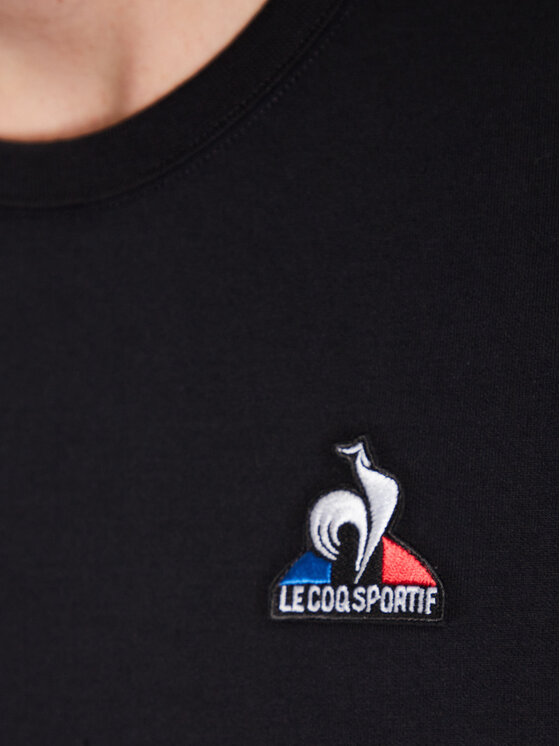 Le Coq Sportif Le Coq Sportif Majica dugih rukava 2310557 Crna Regular Fit