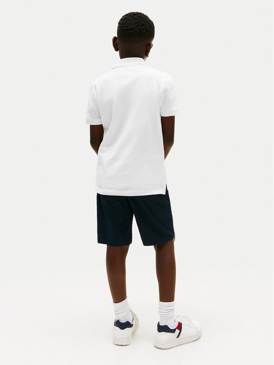 Tommy Hilfiger Tommy Hilfiger Polokošile Flag KB0KB09714 Bílá Regular Fit