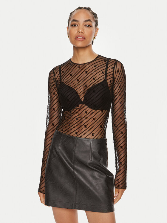 Elisabetta Franchi Elisabetta Franchi Glaustinukė BO-004-46E2 Juoda Regular Fit