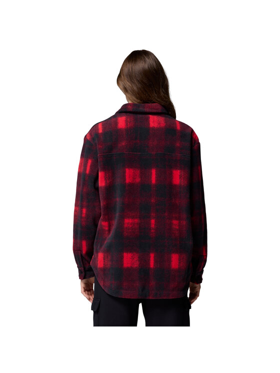Columbia Columbia Giacca di transizione Columbia Benton Springs Fleece Shirt Jacket II Rosso Regular Fit
