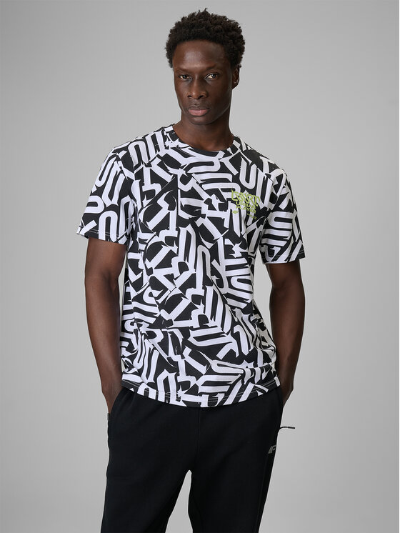 4F 4F T-Shirt FLUID EXPRESSIONS Biały Regular Fit