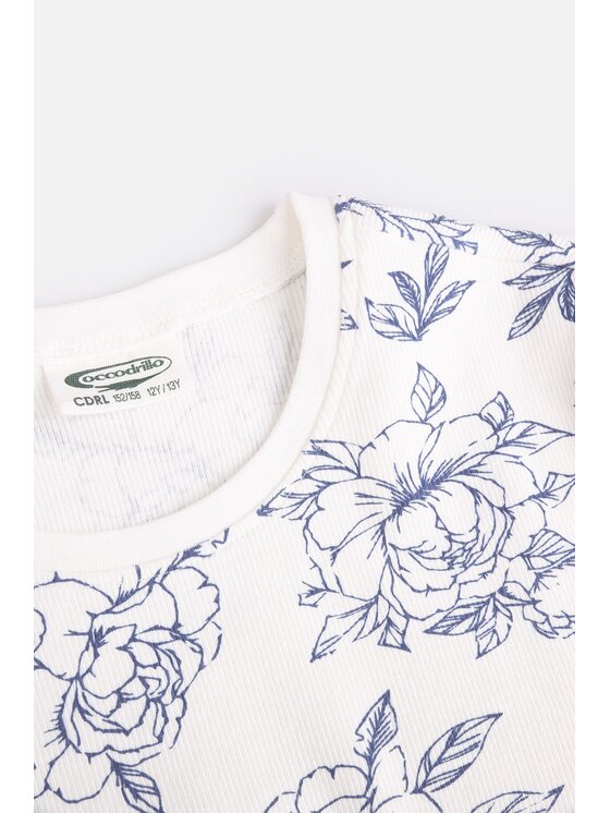 Coccodrillo Coccodrillo Piżama ZC4448111PJS-003 Écru Regular Fit