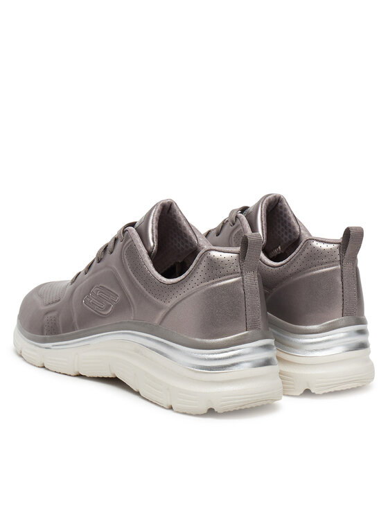 Skechers Skechers Sneakersy FASHION FIT - GLOW UP 149749 PEW Srebrny
