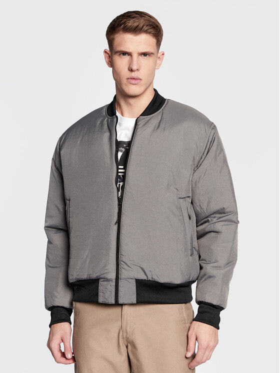 adidas adidas Geacă bomber Reclaim Reversible HK2760 Negru Regular Fit