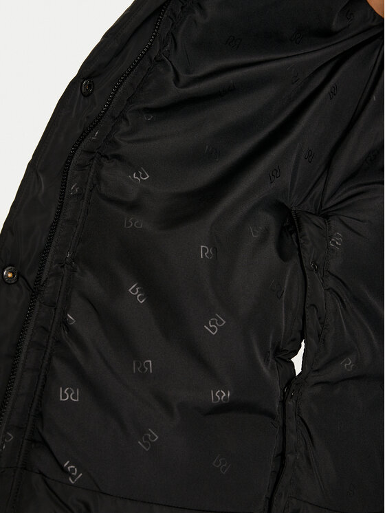 Rinascimento Rinascimento Μπουφάν χειμωνιάτικο CFC0118343003 Μαύρο Loose Fit