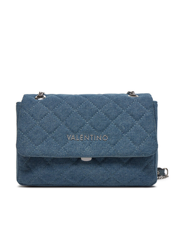 Geantă Valentino Ocarina Denim VBS7SP02RE Albastru